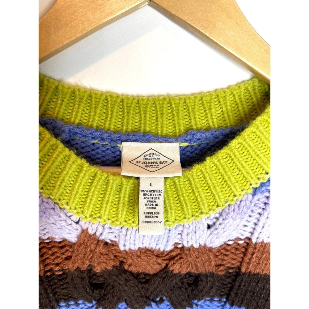 90s Grandpa‎ Grunge Striped Sweater